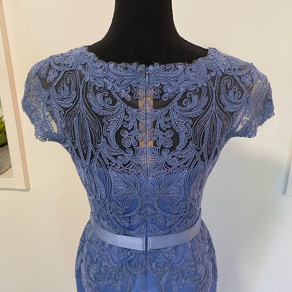 Tadashi Shoji Corded Lace Cap-Sleeve Cocktail Dress - Picture 10 of 12